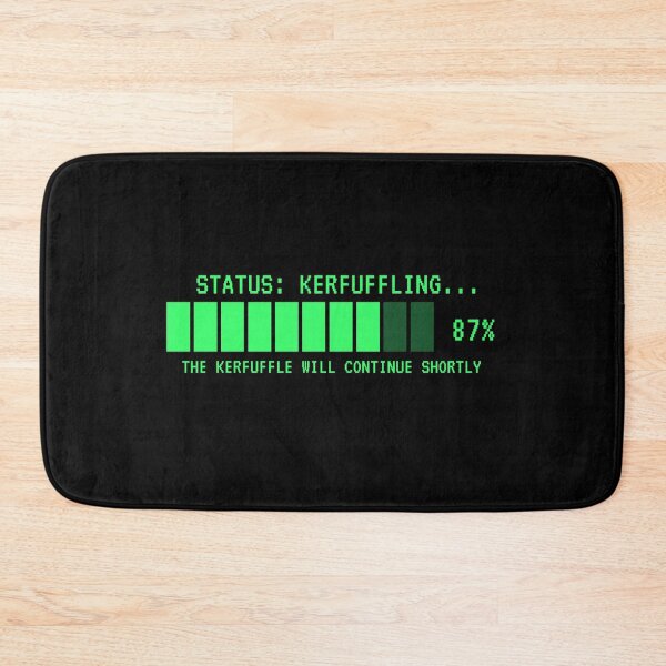 Item preview, Status Kerfuffling Funny Retro Loading Bar designed and sold by danielliamgill.