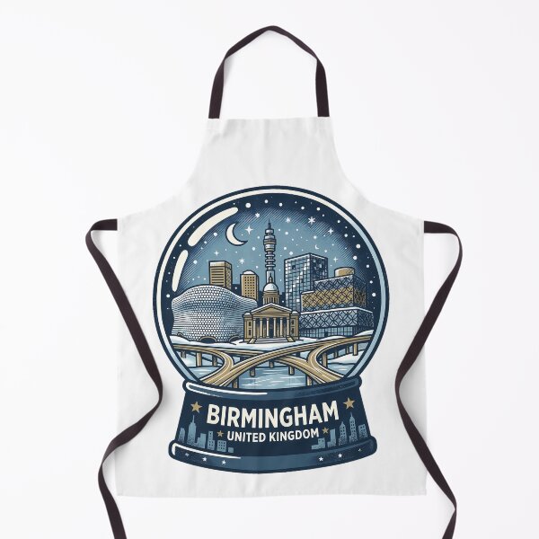 Item preview, Vintage Birmingham Snow Globe Travel Badge designed and sold by k3rstman1.