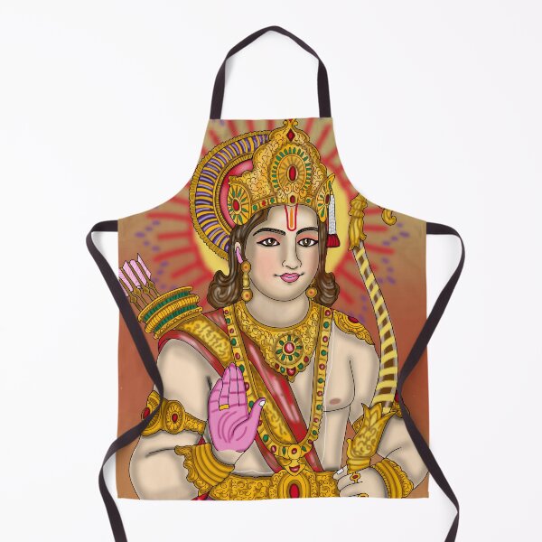 Item preview, Lord Rama Digital Drawing | Hindu Deity Illustration & Spiritual Art designed and sold by Harshit_Digital_Arts.