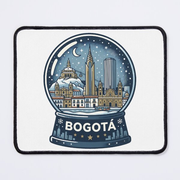 Item preview, Vintage Bogotá Snow Globe Travel Badge designed and sold by k3rstman1.