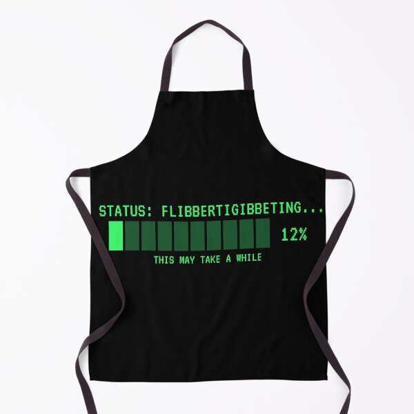Item preview, Status Flibbertigibbeting Funny Loading Bar designed and sold by danielliamgill.