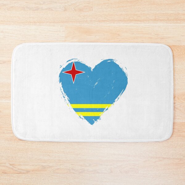 Item preview, Distressed Aruba Flag Heart AW designed and sold by shitpostee.