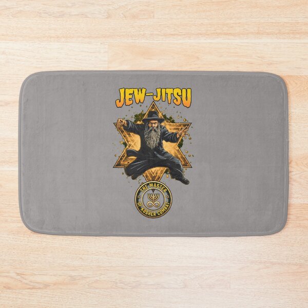 Item preview, JEW-JITSU Rabbi Martial Arts Star of David-85 designed and sold by FlorianDopping.