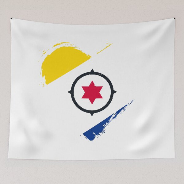 Item preview, Distressed Caribbean Netherlands Flag Heart BQ designed and sold by shitpostee.