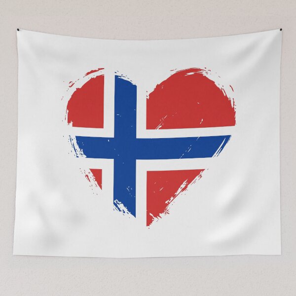 Item preview, Distressed Bouvet Island Flag Heart BV designed and sold by shitpostee.