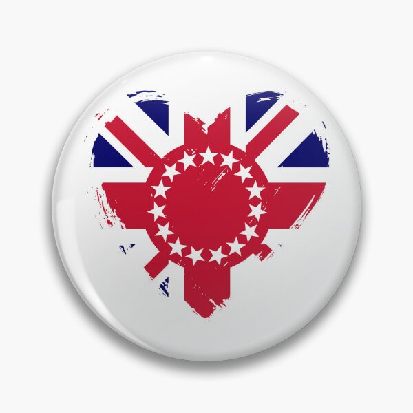 Item preview, Distressed Cook Islands Flag Heart CK designed and sold by shitpostee.