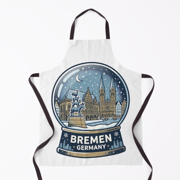 Item preview, Vintage Bremen Snow Globe Travel Badge designed and sold by k3rstman1.