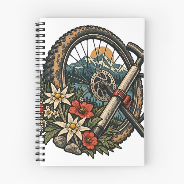 Item preview, Alpine Cycling Adventure – Vintage Bike Repair Art designed and sold by DigitalKingClub.