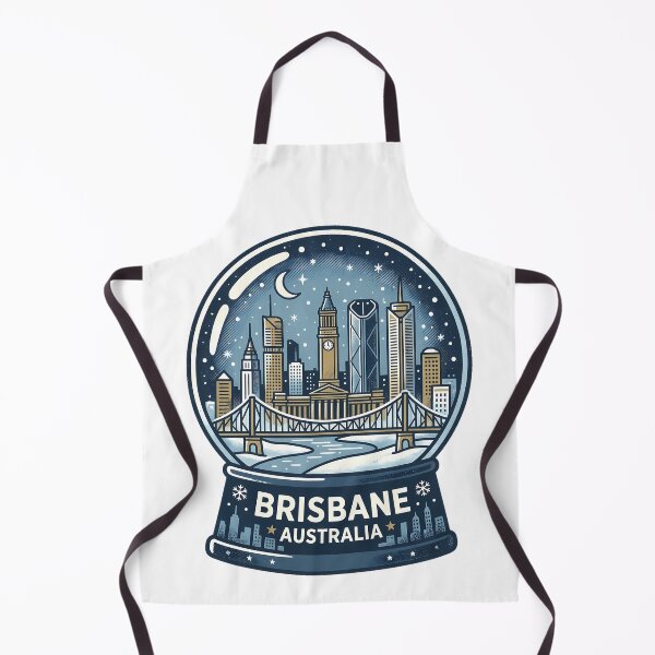 Item preview, Vintage Brisbane Snow Globe Travel Badge designed and sold by k3rstman1.