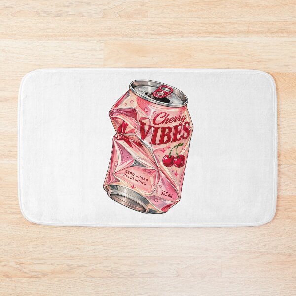 Item preview, Cherry Vibes – Crushed Pink Soda Can Retro Aesthetic designed and sold by SupplyCode.