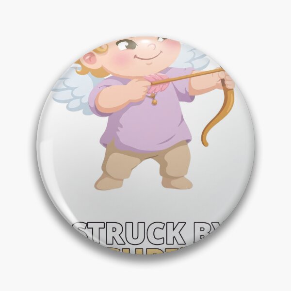Item preview, Struck by Cupid Valentine Arrow designed and sold by ThreeFlyingAces.