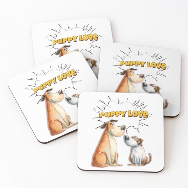 Item preview, Puppy Love Cute Dog Family Cartoon Illustration designed and sold by Exclusive22.