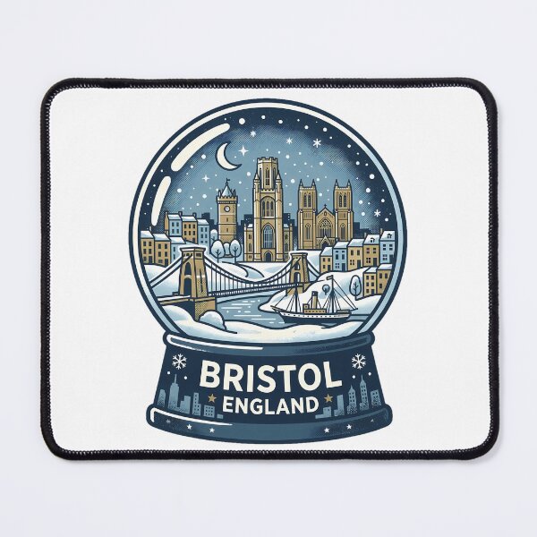 Item preview, Vintage Bristol Snow Globe Travel Badge designed and sold by k3rstman1.