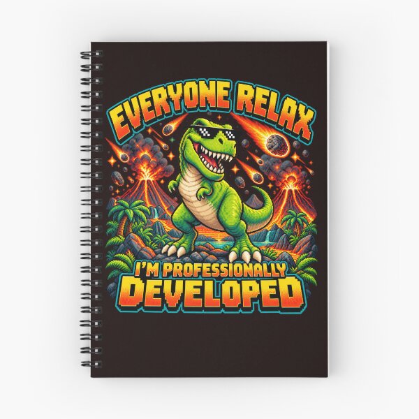 Item preview, T-Rex Everyone Relax – Retro Pixel Art designed and sold by FrameFlow.