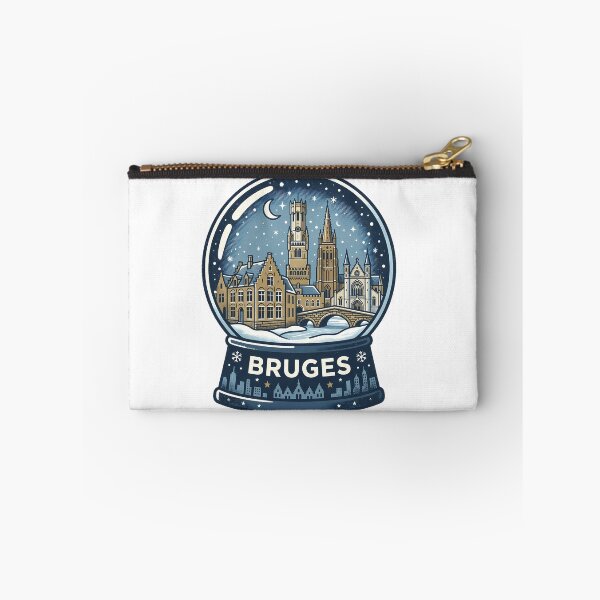 Item preview, Vintage Bruges Snow Globe Travel Badge designed and sold by k3rstman1.