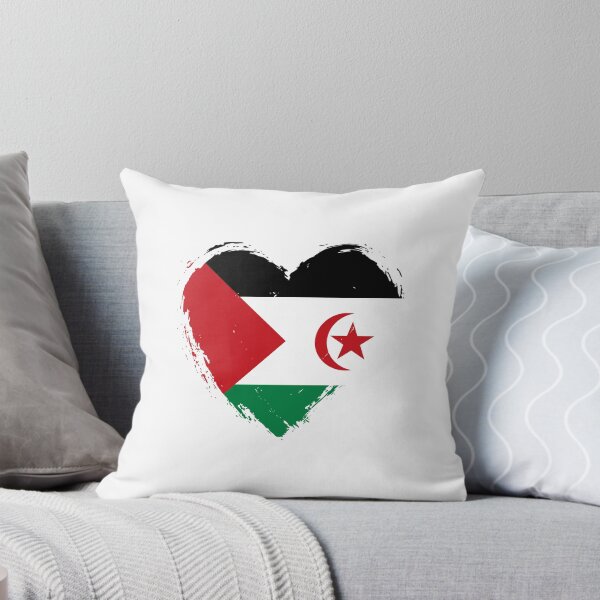 Item preview, Distressed Western Sahara Flag Heart EH designed and sold by shitpostee.