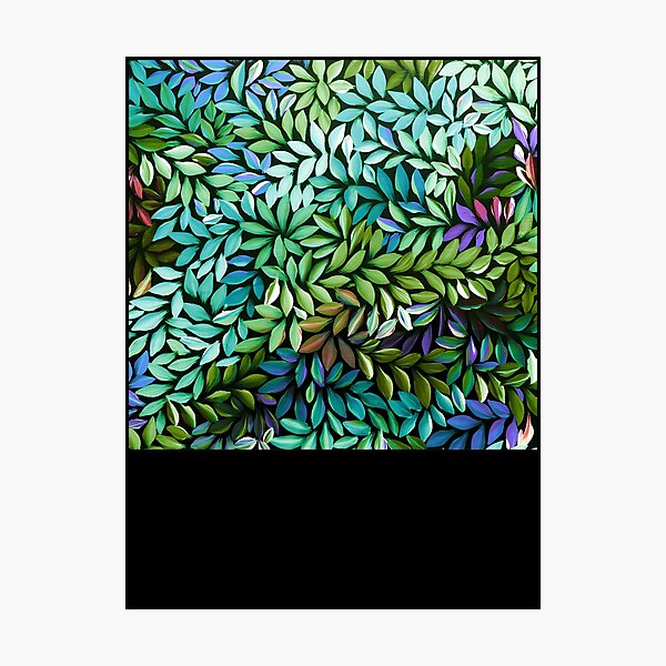 Item preview, Australian-Aboriginal-Art-Medical-Leaves-Turquoise-Green designed and sold by chunstehl.