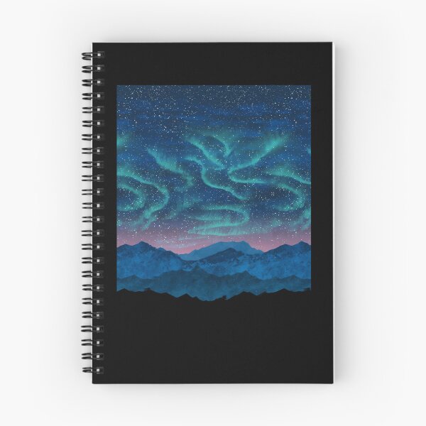 Item preview, Aurora-Borealis-Over-Mountains designed and sold by berydubay.