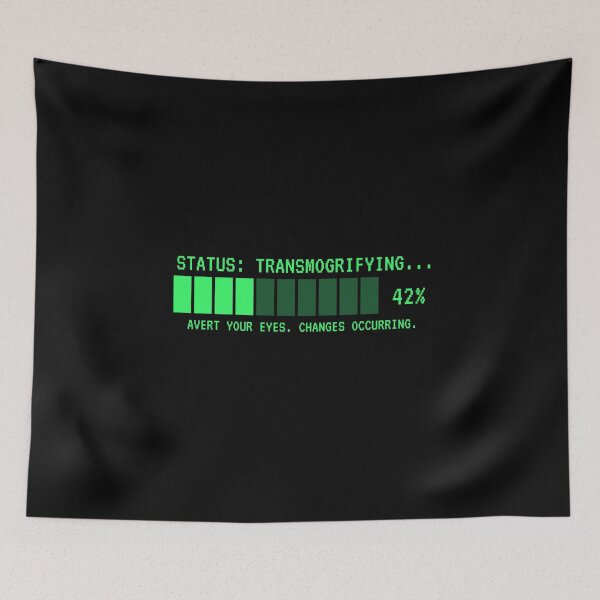 Item preview, Status Transmogrifying Funny Loading Bar designed and sold by danielliamgill.