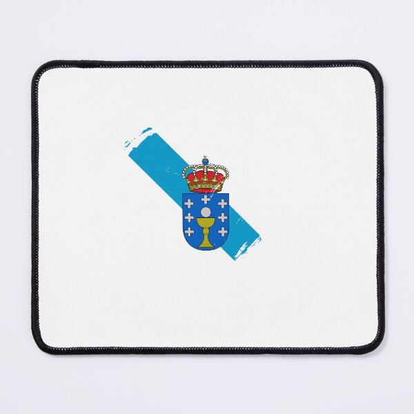 Item preview, Distressed Galicia Flag Heart GA designed and sold by shitpostee.