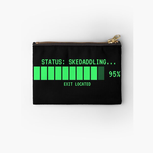Item preview, Status Skedaddling Funny Retro Loading Bar designed and sold by danielliamgill.