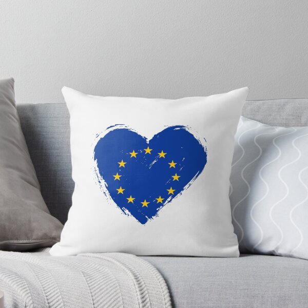 Item preview, Distressed European Union Flag Heart EU designed and sold by shitpostee.