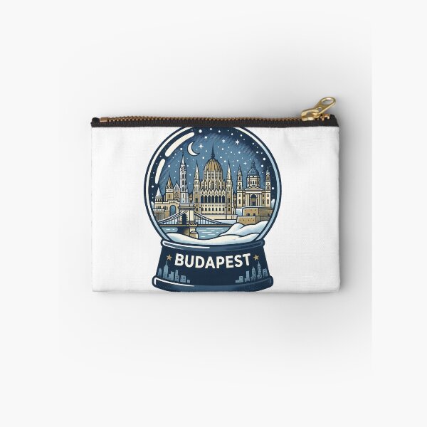 Item preview, Vintage Budapest Snow Globe Travel Badge designed and sold by k3rstman1.