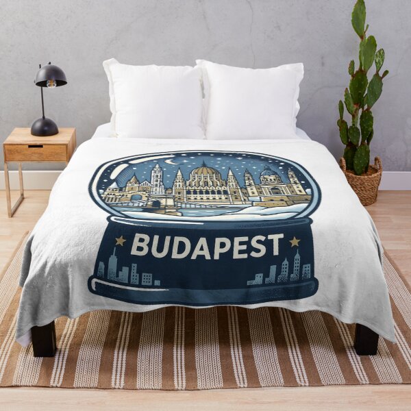 Item preview, Vintage Budapest Snow Globe Travel Badge designed and sold by k3rstman1.