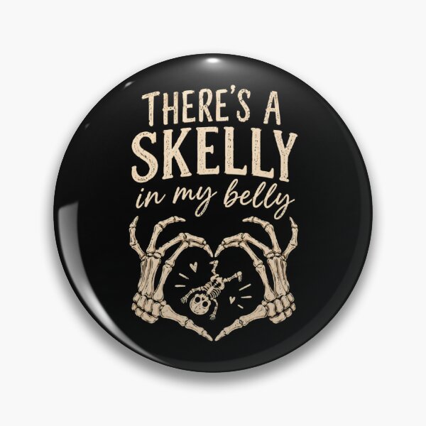 Item preview, There's A Skelly in My Belly designed and sold by DemureArtsy.