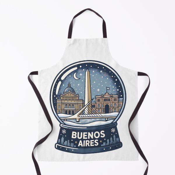 Item preview, Vintage Buenos Aires Snow Globe Travel Badge designed and sold by k3rstman1.