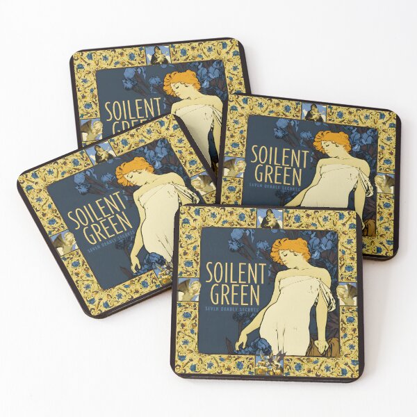 Item preview, Art Nouveau Floral Elegant Woman Soilent Green designed and sold by noah-vyre.