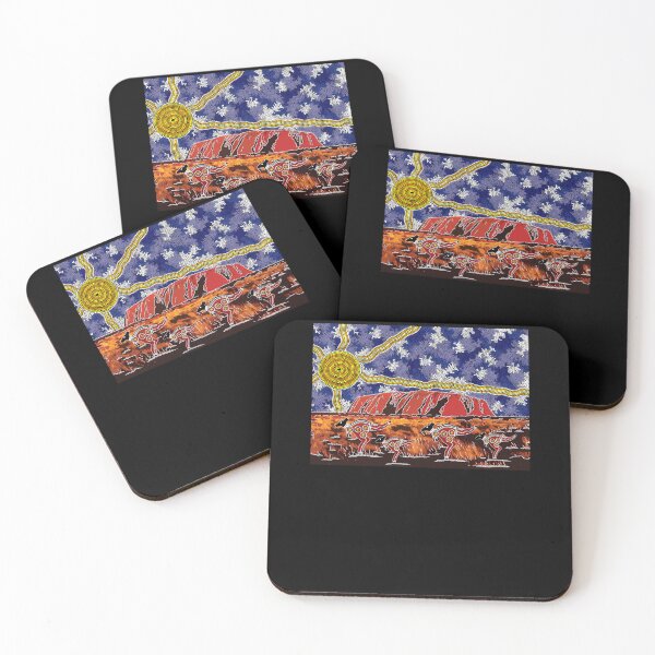 Item preview, Authentic-Aboriginal-Art---Uluru-Sky designed and sold by veithsozz.