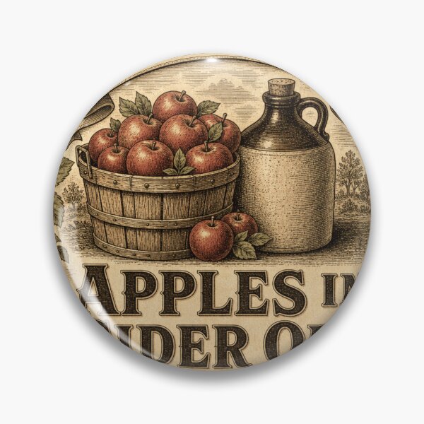 Item preview, Apples In Cider Out Cider Making Vintage Farmhouse Label designed and sold by BoosterShop.