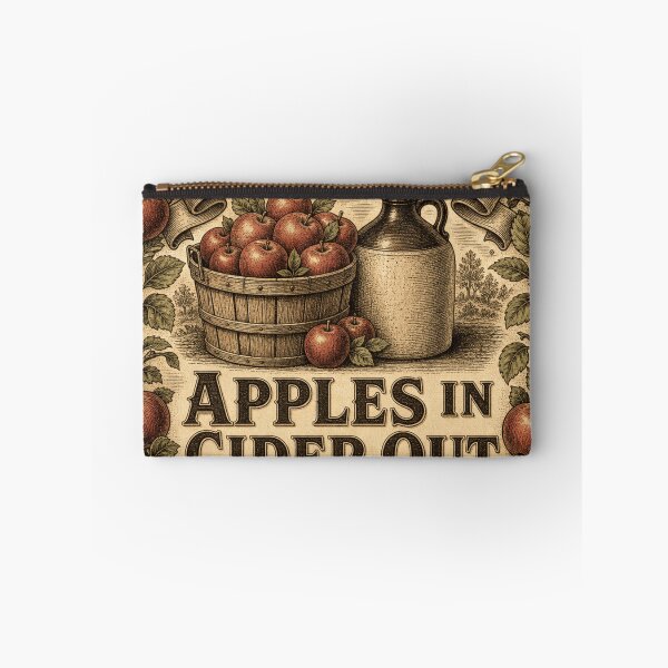 Item preview, Apples In Cider Out Cider Making Vintage Farmhouse Label designed and sold by BoosterShop.