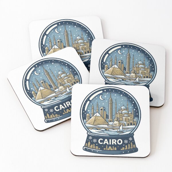Item preview, Vintage Cairo Snow Globe Travel Badge designed and sold by k3rstman1.