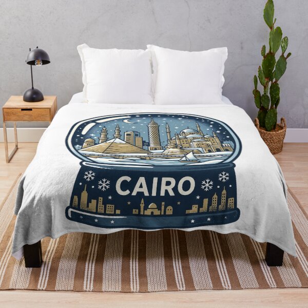 Item preview, Vintage Cairo Snow Globe Travel Badge designed and sold by k3rstman1.