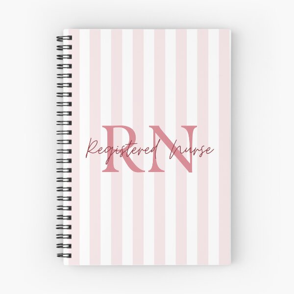 Item preview, Registered Nurse RN Pink Stripes Cute Aesthetic Nurse Gift | Cute Coquette Pink Stripe RN Registered Nurse Typography | Preppy Nursing Graduation Gift designed and sold by LitzoyGlobeArt.