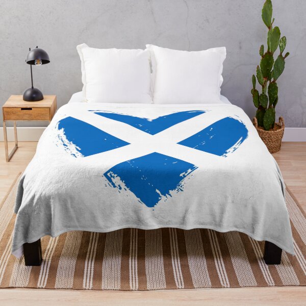 Item preview, Distressed Scotland Flag Heart GB designed and sold by shitpostee.