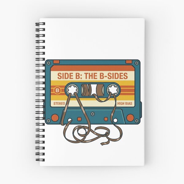Item preview, Retro 80s Cassette Tape Side B The B-Sides designed and sold by jrzvibe.