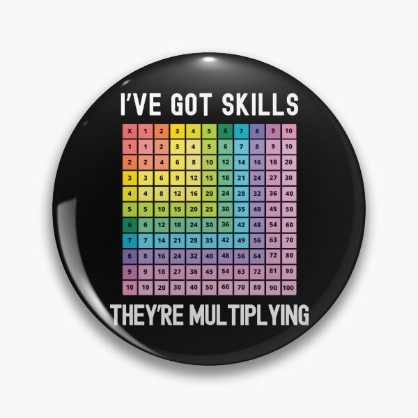 Item preview, I've Got Skills They're Multiplying | Math Wiz Kid | Kid Who Loves Math | Kid Multiplication Table designed and sold by jadedscientist.