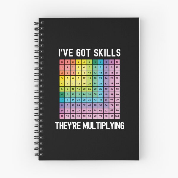 Item preview, I've Got Skills They're Multiplying | Math Wiz Kid | Kid Who Loves Math | Kid Multiplication Table designed and sold by jadedscientist.