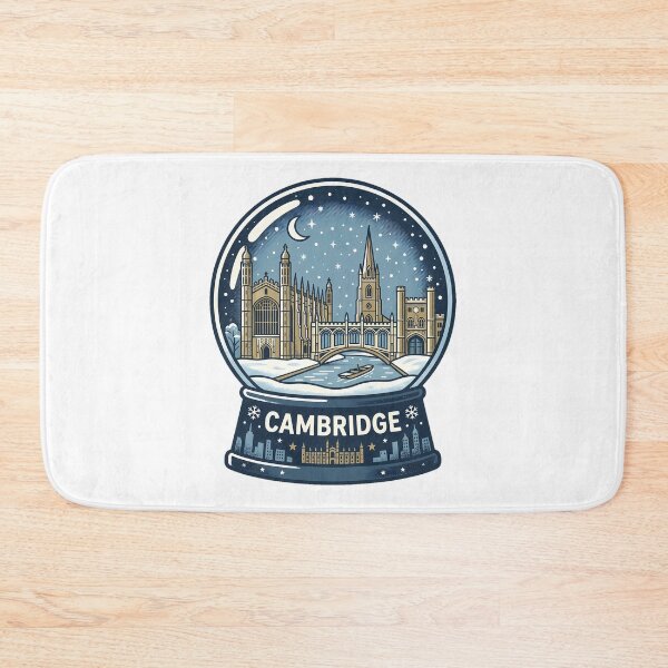 Item preview, Vintage Cambridge England Snow Globe Travel Badge designed and sold by k3rstman1.