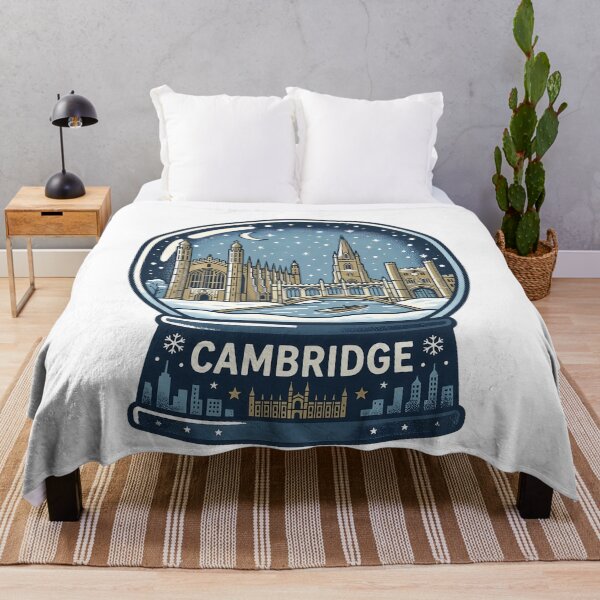 Item preview, Vintage Cambridge England Snow Globe Travel Badge designed and sold by k3rstman1.