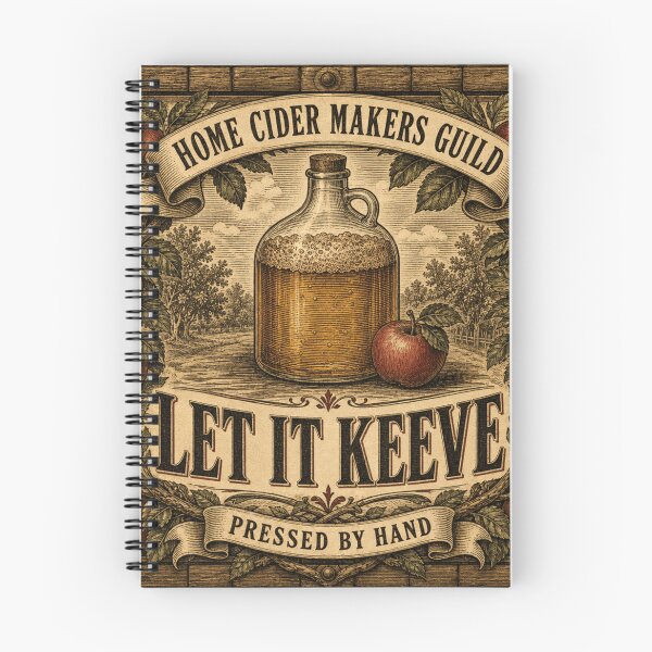 Item preview, Let It Keeve Keeving Traditional Cider Vintage Label designed and sold by BoosterShop.