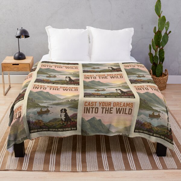 Item preview, Bernese Mountain Dog Fly Fishing designed and sold by PictoVibe.