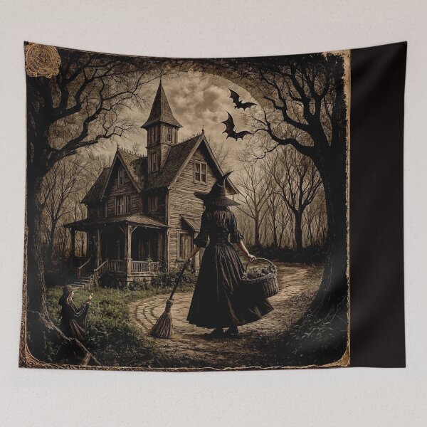 Item preview, Nightmare Echoes: A Halloween Anthology Gothic Illustration designed and sold by Helios Be. Lavsh.