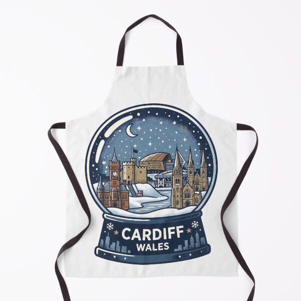 Item preview, Vintage Cardiff Snow Globe Travel Badge designed and sold by k3rstman1.