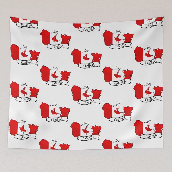 Item preview, Canada Flag Map  designed and sold by aianhiaiuiu.