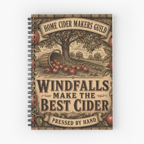 Item preview, Windfalls Make The Best Cider Windfall Apples Vintage Label designed and sold by BoosterShop.