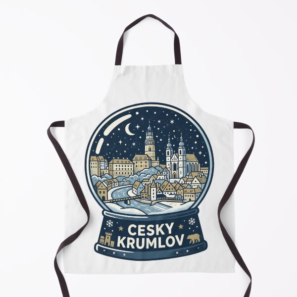 Item preview, Vintage Cesky Krumlov 1 Snow Globe Travel Badge designed and sold by k3rstman1.